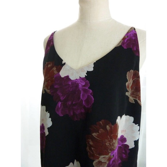 Banana Republic Floral Print Cami Sleeveless Blouse Medium - Picture 4 of 5